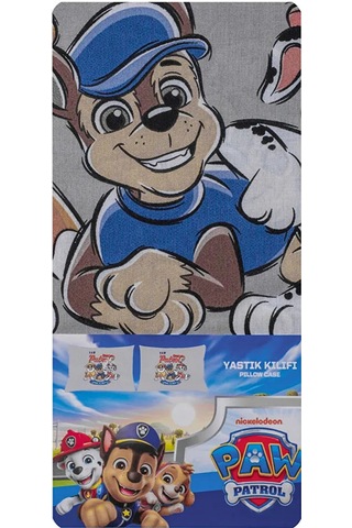 Karışık Paw Patrol Baskılı Yastık Kılıfı 2'li 50x70 Cm Çok Renkli