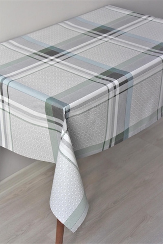 Elyaflı Astarlı Pvc Silinebilir Muşamba Masa Örtüsü - 1120-1a-gri