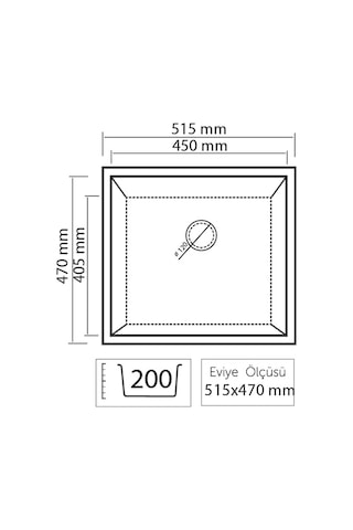 Thorax Granit Eviye Molto C2 Siyah