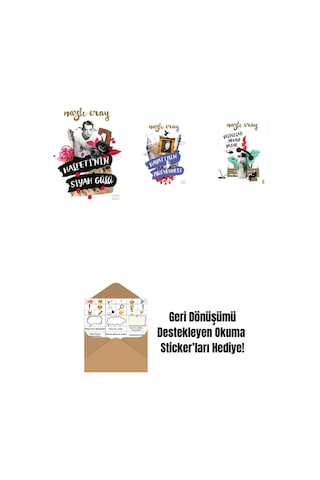 Halfeti Nin Siyah Gülü + Hayatımın Müsveddesi + Yıldızlar Mektup Yazar + Okuma Sticker'ları