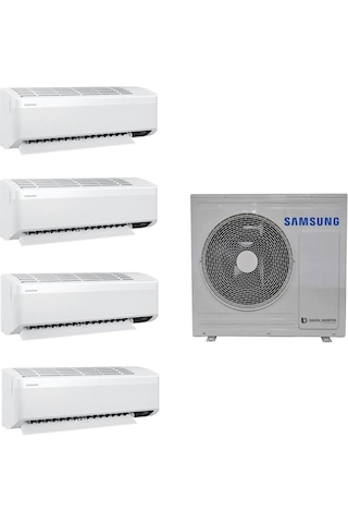 Samsung Wind Free AJ080TXJ4KH/EA 9+9+12+12 Iç 8 Kw Dış Ünite 28000 Btu 1+4 Multi Inverter Duvar Tipi Klima Samsung Wind Free AJ080TXJ4KH/EA 9+9+12+12 Iç 8 Kw Dış Ünite 28000 Btu 1+4 Multi Inverter Duvar Tipi Klima
