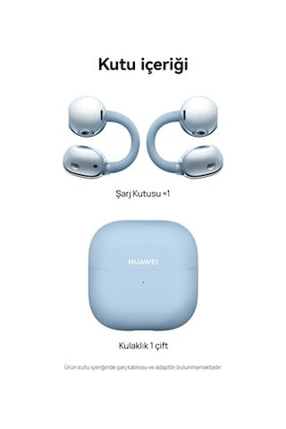 Açık Kulak Tasarımlı Bluetooth Kulaklık, Rahat Kullanım İçin