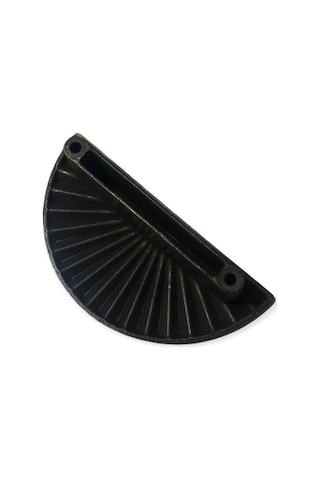 2'li Egesel Yelpaze 64mm Mat Siyah Çekmece Kulp Mobilya Dolap Kulbu