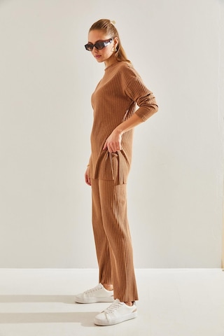 Shade Kadın Fitilli Kaşkorse Alt Üst Takım 60201024 - Camel