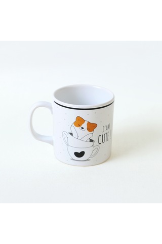 Keramika Cute Cat Silindir Kupa 10 Cm