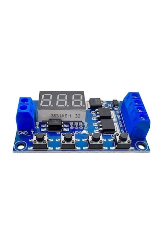 Dual Mos 12 24v Zaman Ayarlı Geciktirmeli Led Ekran Zaman Rölesi