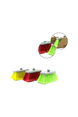 Günsan Plastik Su Serpme Fırçası 8cm Kıl Boyu Saplı 15.5cm 8 Sıra 012 006 Karton Sargı - 12'li Paket