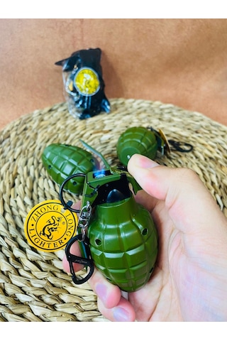 El Bombası Modeli Metal Pürmüzlü Çakmak