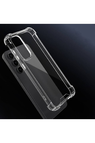 Galaxy S23 Fe Uyumlu Zore Nitro Anti Shock Silikon-renksiz Renksiz