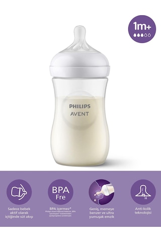 Philips Avent Natural Response Pp Biberon 1 Ay+ 260 Ml, Tepkili B Çok Renkli