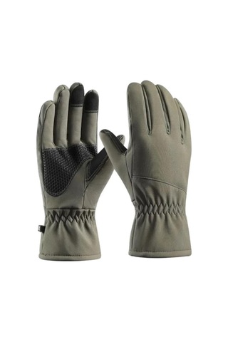 Single Sword Softshell Soğuk, Rüzgar Ve Su Geçirmez Touch Uyumlu , Motorcu Ve Koruyucu Eldiven Spor Eldiveni