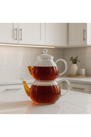 Brosilkat Cam Çaydanlık