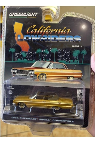 Greenlight California Lowriders 1964 Chevrolet İmpala Convertible 1/64 Model Araba
