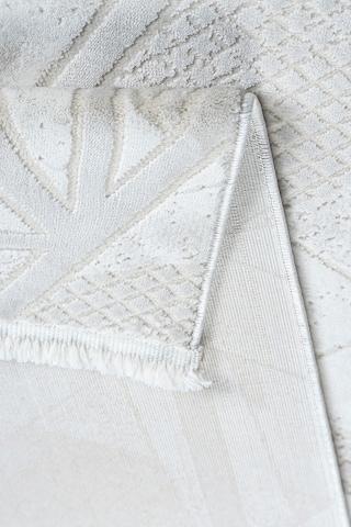 Bambu Tarz Modern Doğal Taban Saçaklı Salon Koridor Mutfak Çocuk Oturma Odası Halı Yolluk 7109gri