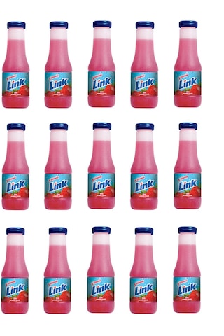 Link Çilek Aromalı İçecek 200 Ml X 15 Adet