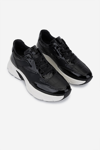 Valmenti Erkek Hakiki Deri Siyah Sneakers & Spor Ayakkabı 381 22020 Erk Ayk Sk25-26 Sıyah/prst Siyah