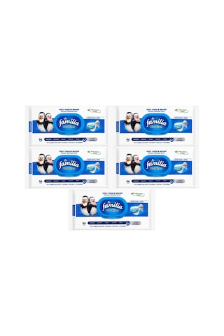 Familia Yüzey Temizlik Havlusu Maxi Hijyen 5 Li Set 480 Yaprak Beyaz Dokulu