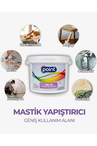 Tr Tam-fix - Çok Amaçlı Mastik Yapıştırıcı, İzolasyon Malzemesi Gri, 15 Kg Genel