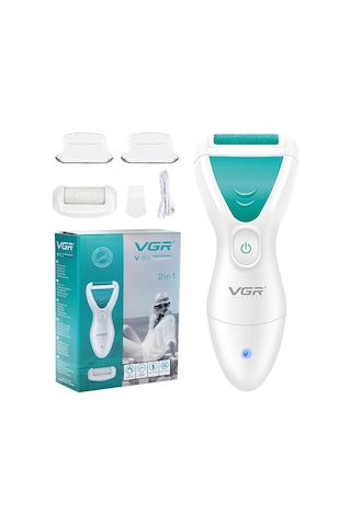 Vgr V-812 2 Dişliler Usb Ayak Öğütücü Çok Fonksiyonlu Elektrikli Nasır Sökücü Ölü Cilt Topuklar Taşlama Pedikür Bakım Aracı