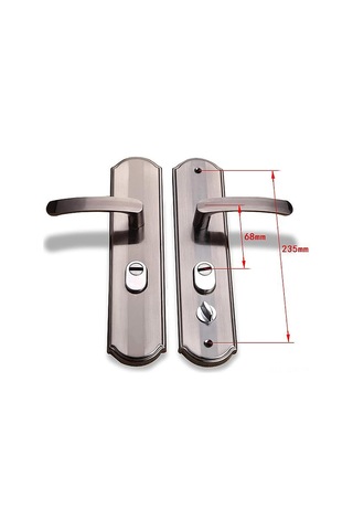 Geeroyoo Modern Alüminyum Kapı Kolu: Anahtarlı Kilit, Gizli Vidalı Şık Tasarım, Ev Ve Ofis İçin Evrensel Uyum