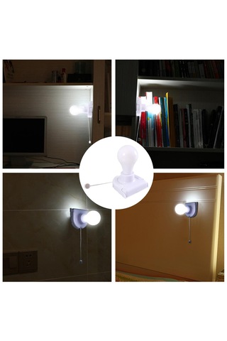 Homyl Duvar Işık Taşınabilir Gece Kullanışlı Lamba Kapalı Beyaz Çok Renkli