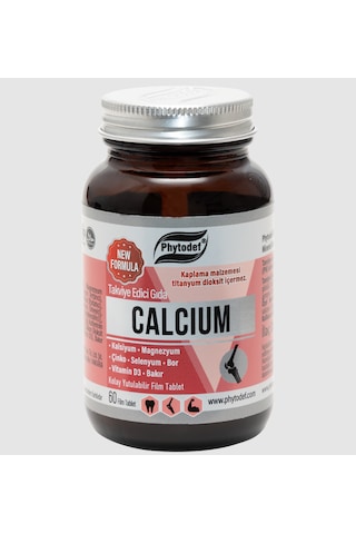 Phytodef Kalsiyum Magnezyum Çinko 60 Tablet