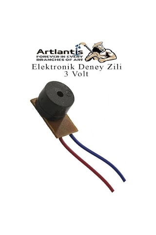Elektronik Deney Zili 3 Adet Deney Proje Tasarım Zili 3 Volt Alarm Sinyal Zili Haparlör Mini Zil