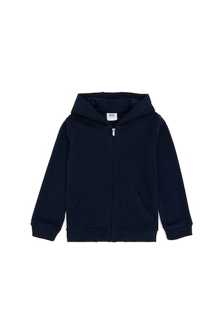 U.S. Polo Assn. Erkek Çocuk Lacivert Basic Fermuarlı Sweatshirt 50289144-VR033
