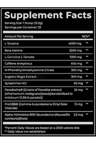 Dark Labs Maniaco Ripped Preworkout 25/50 Servings