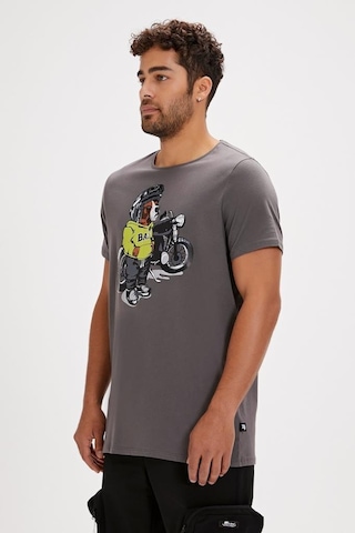Bad Bear Fave T-Shırt Asphalt Erkek Tişört K.Gri S-Xxl 001