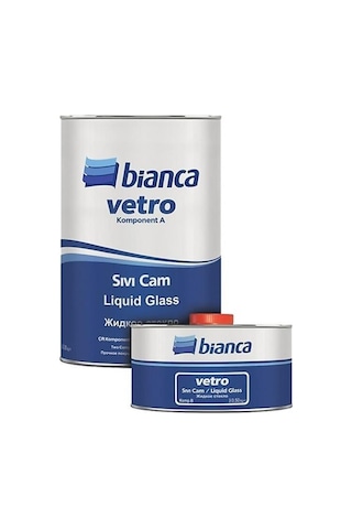 Bianca Vetro Sıvı Cam Liquid Glass Şeffaf Parlak Su İzolasyonu 1 Kg