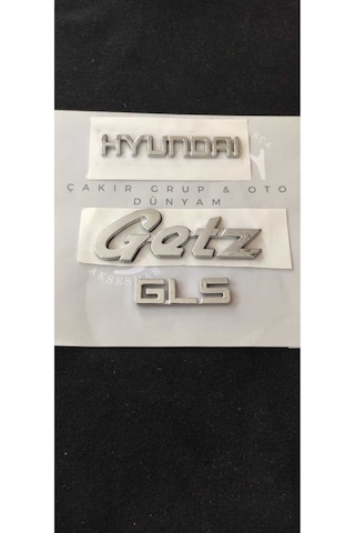 Hyundai Getz Gls Bagaj Yazısı 3'lü Takım Hyundai Getz Gls