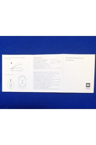 Xiaomi Çift Modlu Dual Mode Kablosuz Bluetooth Mouse 1200 Dpi Siyah Wxsb01mw Senalstore