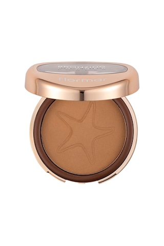 Flormar Yumuşak Dokulu & Mat Bitişli Kompakt Bronzlaştırıcı Pudra BR08 Sun Tan