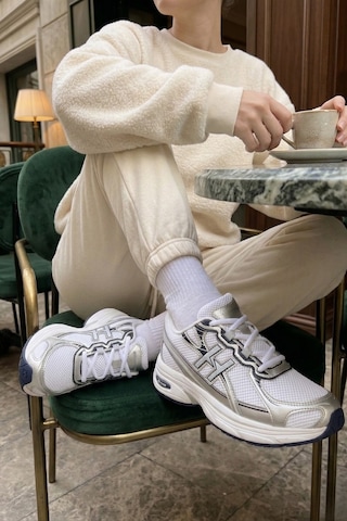 Muggo Hynex Kadın Kalın Taban Bağcıklı Günlük Sneaker Spor Ayakkabı Gri