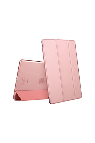Apple Uyumlu iPad 7.Nesil 10.2 Inç 2019 Kılıf Smart 1-1 Arkası Şeffaf