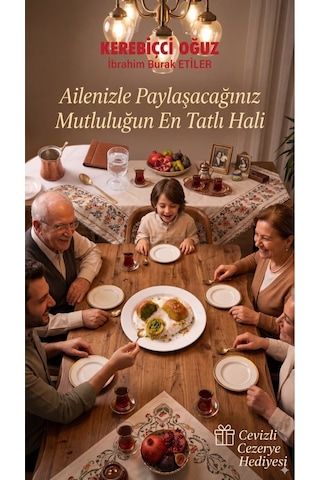 Kerebiçci Oğuz Fistikli Kerebiç 1 Kg + Kerebiç Köpüğü + 250 Gr Cevizli Cezerye Hediye