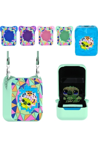 For Bitzee Magicals Digital Electronic Pet Gaming Machine Silicone Protective Cover Pink