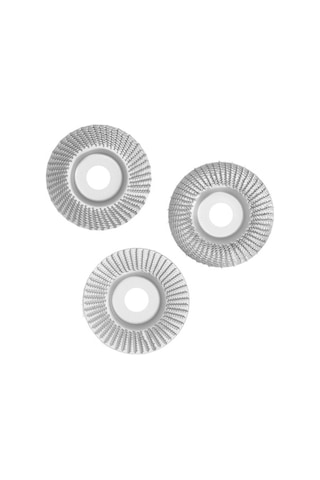 Fortunelane 3 Adet 100mm Tahta Oyma Çelik Disk Seti, 22mm İç Çap, Açık/kısa/uzun Yaylı, Tahta Düzenleme Ve Polisaj İçin Uygun
