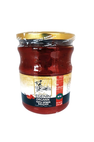 Tardaş Egenin 650gr Organik Tatlı Biber Salçası 650 G