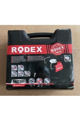 Rodex RDX7301 12V 150Psi Mini Kompresör Güçlü Mini Araç Kompresörü