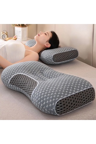 Zyzqstore Servikal Destekli Nefes Alabilen Örme Yastık - Her Zaman Uygun, Çok Renkli, Konforlu Çok Renkli