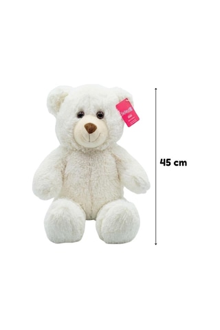 Selay Toys Pelüş Puffy Salaş Beyaz Ayıcık 45 Cm 1216