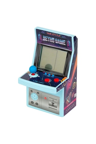 Nostaljik Tetris Oyun Konsolu Kartela Mavi Xy2022a
