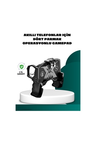 Mobil Fps Oyunlar İçin Dört Parmak Uyumlu Gamepad -
