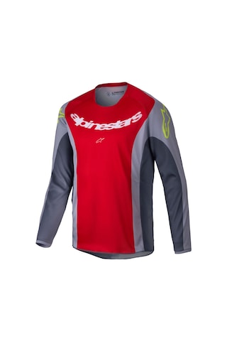 Alpinestars Racer Melt Off-road Genç Motosiklet Jerseyi Kırmızı Gri