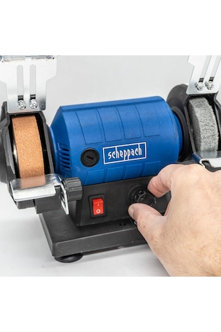 Scheppach Hg35 Esnek Şaftlı Devir Ayarlı Tezgah Tipi Taş Motoru