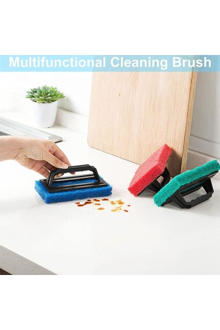 Cc Ggball Esinti 6 Parça Sünger Fırça Su Hattı Havuz Temizleme Fırçası Yüzme Havuzu Sünger Fırçası Plastik Havuz Fırçası Saplı Havuz Fırçası