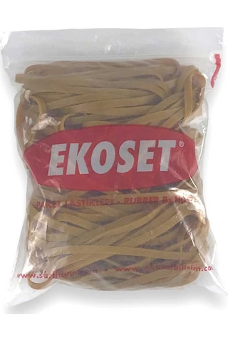 Ekoset 12 CM Kalın Paket Lastiği 100 Adet 120 x 5 MM