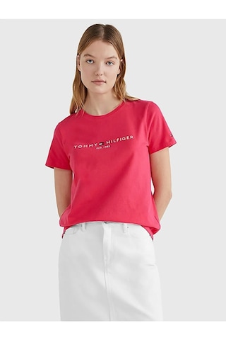 Tommyhilfiger Organik Pamuk Bayan T-shirt Pembe